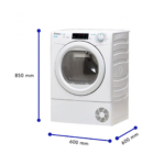 Candy Auto Dryer 8KG White - Image 3