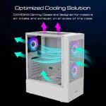 ⁦صندوق كمبيوتر GAMDIAS TALOS E3 MID TOWER ATX لون ابيض Z.17672039936756887⁩ - الصورة ⁦4⁩