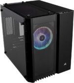 صندوق كمبيوتر CORSAIR CRYSTAL 280X -MICRO ATX CASEمروحتين -لون اسود Z.17671097337169914