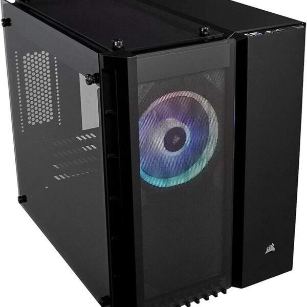 صندوق كمبيوتر CORSAIR CRYSTAL 280X -MICRO ATX CASEمروحتين -لون اسود Z.17671097337169914