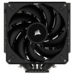 ⁦مبرد هوائي للمعالج Corsair A115، مروحتين - 140 مم، أسود Z.17669303000603423⁩ - الصورة ⁦3⁩