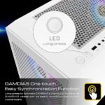 ⁦صندوق كمبيوتر GAMDIAS TALOS E3 MID TOWER ATX لون ابيض Z.17672039936756887⁩ - الصورة ⁦6⁩