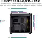⁦صندوق كمبيوتر CORSAIR CRYSTAL 280X -MICRO ATX CASEمروحتين -لون اسود Z.17671097337169914⁩ - الصورة ⁦9⁩