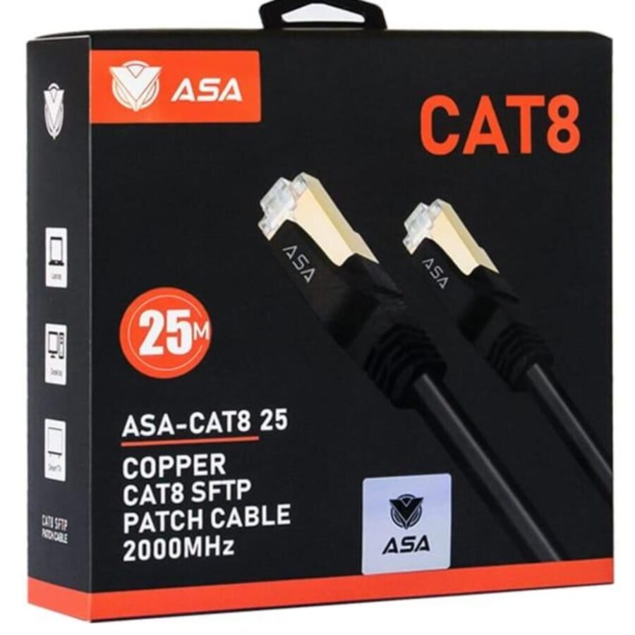 كيبل شبكة ايثرنت CAT8 بطول 25متر Z.17671022194242053