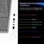 ⁦صندوق كمبيوتر GAMDIAS TALOS E3 MID TOWER ATX لون ابيض Z.17672039936756887⁩ - الصورة ⁦7⁩