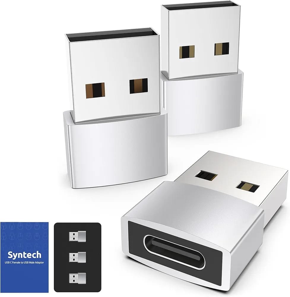 محولات USB بتصميم فضي أنيق Z.17789404350874648