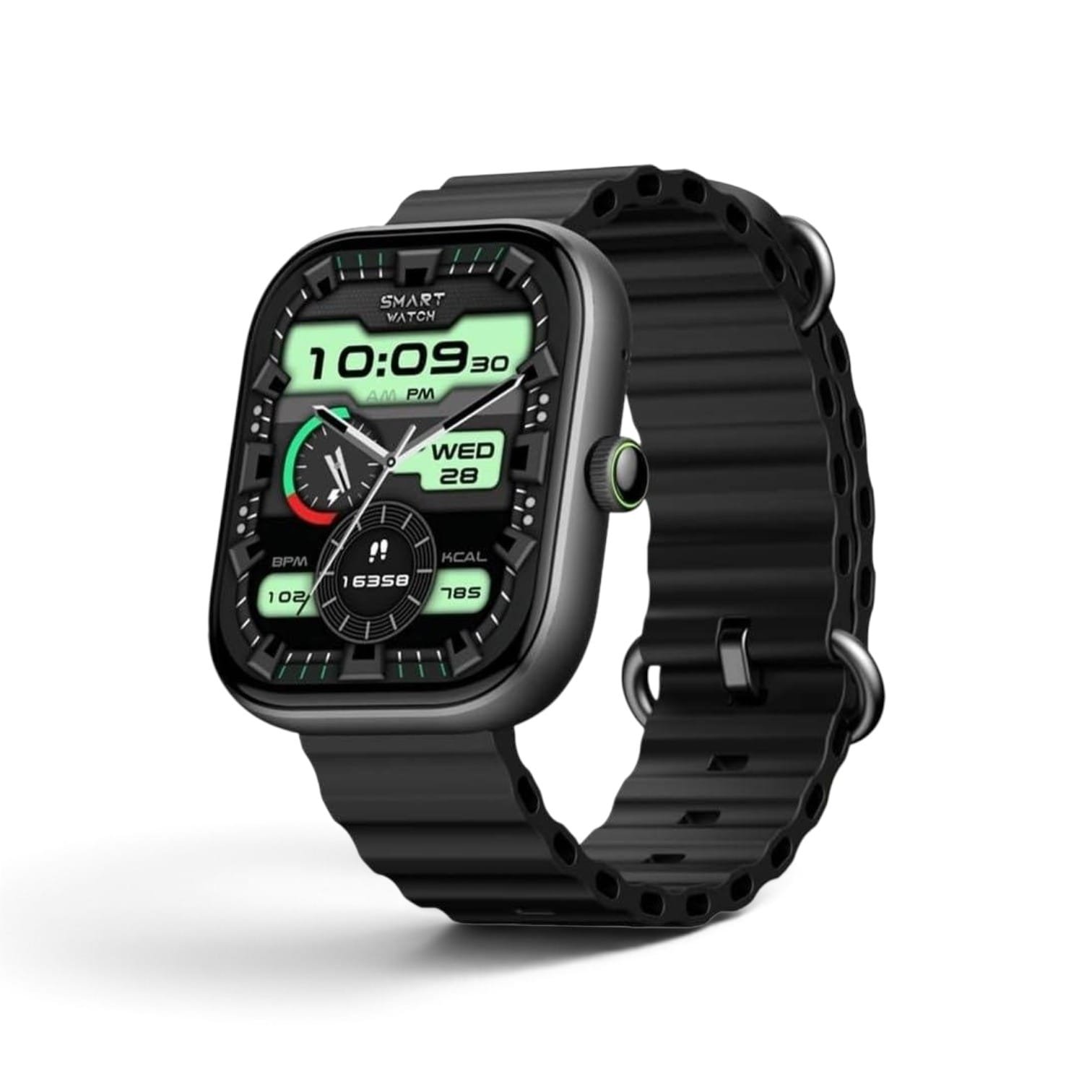 ساعة ذكية أوريمو واتش 6 (oraimo Watch 6) شاشة 2.04 إنش مع سوار إضافي مجاني-4894947086137